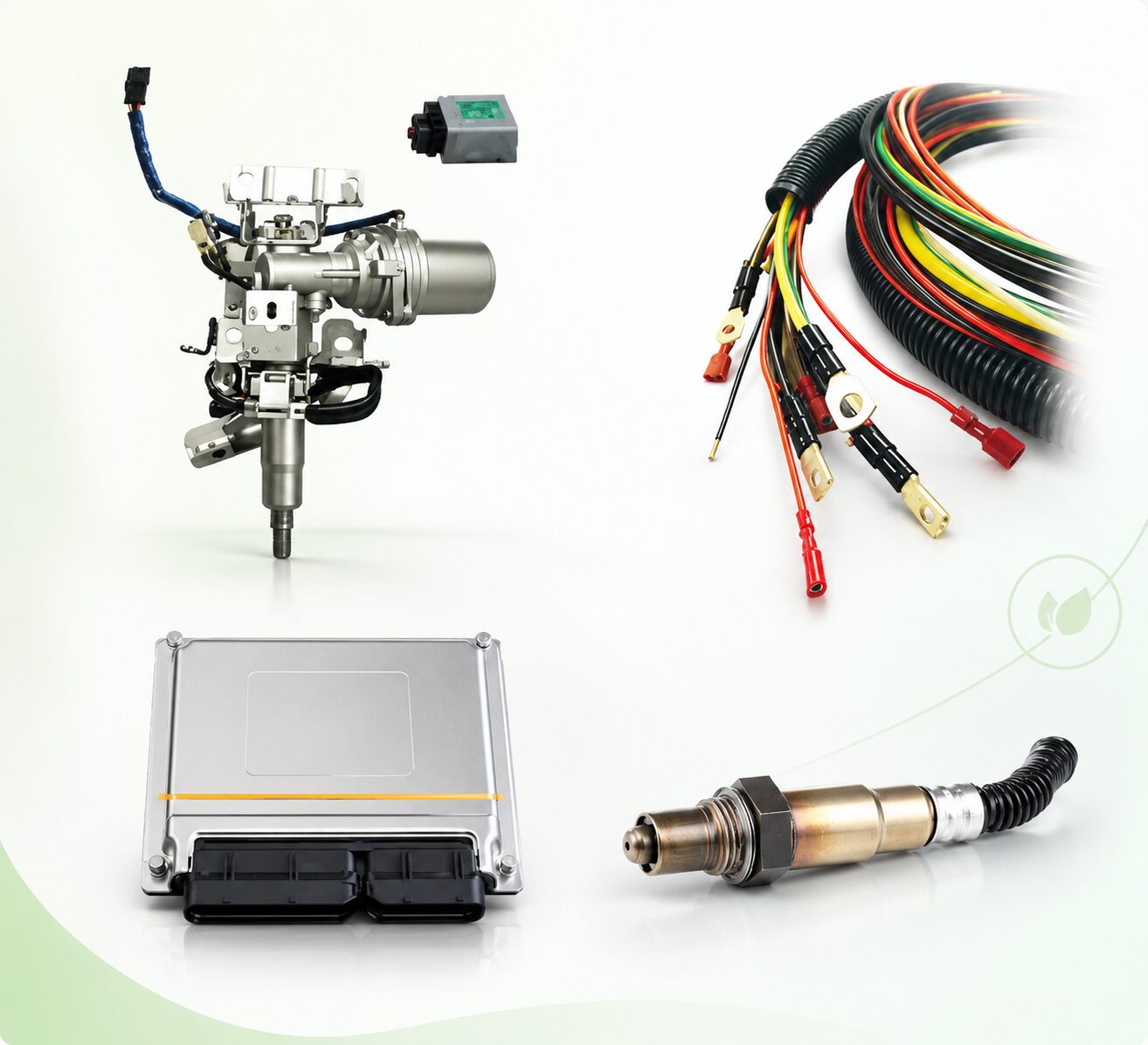 Composants électroniques automobiles — sondes Lambda, calculateurs, faisceaux